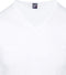 Alan Red Vermont - T-shirt V-hals Regular fit Korte mouw Wit (2-pack) - Maat M