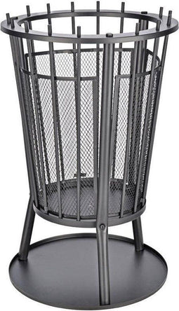 Haushalt 64020 - Vuurkorf - Met vonkenrooster en bodemplaat - Zwart