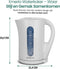 Emerio WK-123483.1 - Waterkoker 1.7L - Automatische uitschakeling - Wit