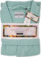 Heckettlane Badjas Wafel - Unisex Ochtendjas van 65% Gerecycled Katoen - GSM 450 - Groen