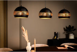 Hanglamp Trophy Bowl 3-lichts - Zwart | BY-OLAF