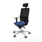 Bureaustoel met hoofdsteun Piqueras y Crespo 1D086G1 Marineblauw