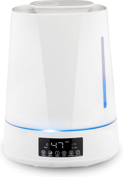 Grundig MEGLU4020/0060 - Ultrasone Luchtbevochtiger - Aromatherapie 4L met Timer en Hygrometer - Wit