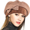 Dames Wollen Baret - Elegant & Comfortabel - One Size Fits Most