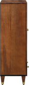 vidaXL - Hoogkast - 60x33x100 - cm - Massief - Houten - Mango