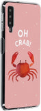 Hoesje Siliconen Geschikt voor Samsung Galaxy A7 (2018) - Design Backcover siliconen - Meerkleurig / Oh Crab