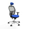 Jorquera Piqueras y Crespo 1D086N1 - Bureaustoel - Hoofdsteun verstelbaar - Blauw