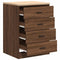 vidaXL - Garagekast - 60x51x85 - cm - massief - grenenhout - bruin - eikenkleurig