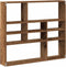 vidaXL - Wandschap - 90x16x78 - cm - bewerkt - hout - oud - houtkleurig