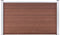 vidaXL - Schuttingpanelenset - 872x105 - cm - HKC - zwart