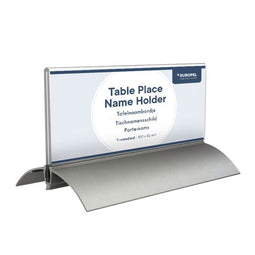 Europel - Tafelnaambord europel 61x150mm acryl aluminium