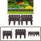 vidaXL Gazonranden - 36 st - 10 m - PP - bruin (36 st)