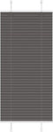 vidaXL - Plissé - rolgordijn - 55x150 - cm - stofbreedte - 54,4 - cm - polyester - zwart