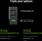 Green Cell CHARGC03 - Oplader - 3xUSB 30W Ultra Charge Smart Charge - Zwart