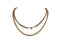 Silventi 980600542 Vossenstaart collier - 3 mm - 42+5 cm - rosegoudkleurig