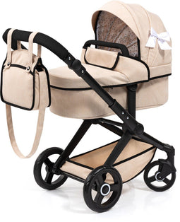 Bayer Design Xeo - Combi Poppenwagen - Verstelbare duwstang - Beige