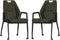 MX Sofa Stoel Axa met wielen - Moss - set van 2 stuks