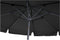 Lesliliving Libra - Stokparasol - Ø300 cm - Knikfunctie - Zwart