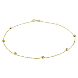 Marie Celeste - Enkelbandje - 1 mm - 24 26 cm - 3 mm - Goud