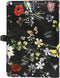 Kalpa 1111-12 Hervulbare Personal 6 Ringband Agenda Bloemen in bloei - zwart 1 week per 2 paginas 2025-2026-2027