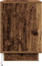 vidaXL - Nachtkastjes - met - LED - Verlichting - 2 - stuks - Oud - Hout - 50x34,5x50 - cm