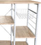 Keukenkast Stoer - sidetable - industrieel design - wit