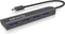 Icy Box IB-AC6405-C - USB Hub - 4x USB 3.2 Gen 1 Type-A - Antraciet