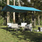 vidaXL - Kampeerluifel - waterdicht - 400x294 - cm - blauw