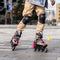 Nijdam Red Raider - 2-in-1 Combo Skeelers - Verstelbaar 29-32 - Zwart/Rood