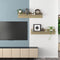 vidaXL - Wandschappen - 2 - st - 80x11,5x18cm - bewerkt - hout - sonoma - eikenkleurig