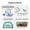 SAMSUNG A35 5G - 128 GB - 50 MP camera - Marineblauw