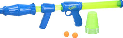 Scatch Airpopper Gun - Ballenschieter - incl. 15 Ballen en 6 Cups - Uittrekbaar