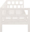 vidaXL - Slaapbank - massief - grenenhout - wit - 80x200 - cm