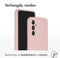 Accezz Galaxy A34 (5G) - Liquid Silicone Backcover - Krasbestendig Schokbestendig - Roze