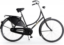 Aldo 28 inch omafiets classic 57cm mat zwart