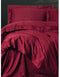 Satin King - Beddengoedset - 1 dekbedovertrek 220 x 240 cm + 2 kussenslopen 60 x 60 cm - 100% katoensatijn - Rood