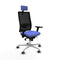 Bureaustoel Piqueras y Crespo 3D086G2 Licht Blauw
