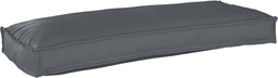vidaXL - Ligbedkussen - Anthraciet - 100x40x8 - cm - Oxford - Stof