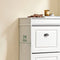 SoBuy FSR94-WG - Schoenenkast - 3 kleppen 12 paar - Wit