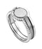 Esprit ESRG003014 Fuse - Dames ring - Gerhodineerd 925 zilver - Zirkonia - Zilver