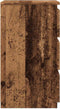 vidaXL - Nachtkastje - 40x35x62,5 - cm - bewerkt - hout - oud - houtkleurig