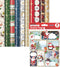 Präsenta K633 - Luxe kerstcadeaupapier - 7 rollen 200 x 70 cm inclusief 20 naamlabels (7 stuks)