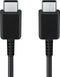 Samsung EP-DA705 - USB-C naar USB-C Kabel - 100 cm - 60W max - Zwart