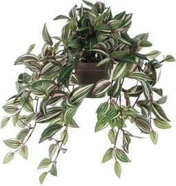 Mica Decorations Tradescantia Kunstplant - 25 x 25 x 45 cm - 4 Stuks