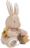 Little Dutch - Newborn Naturals - Activiteitenknuffel Konijntje - Bruin
