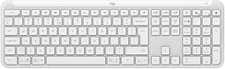 Logitech Signature Slim K950 - Draadloos Toetsenbord - Schakelen tussen 3 apparaten - Qwerty US Wit