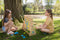 BS Toys 4 bij elkaar - Strategisch Spel vanaf 6 Jaar - Geschikt voor 2 Spelers - Groen/Blauw - 4 op een rij - Spelletjes voor kinderen - Buiten speelgoed - Buitenspel - Buiten Spellen - Tuin Speelgoed - Houten speelgoed - Gezelschapsspel
