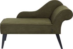 BIARRITZ - Chaise longue - Olijfgroen - Rechtszijdig - Polyester