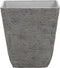 DELOS - Bloempot set van 2 - Donkergrijs - 49 cm - Stenenmix