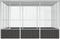 Vogelkooi 302,5x324,5x211,5 cm gegalvaniseerd staal antraciet